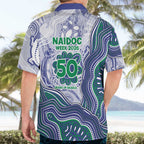 New Zealand Warriors NAIDOC Week 2026 Hawaiian Shirt First Nations of Australia Aboriginal Mascot Rugby