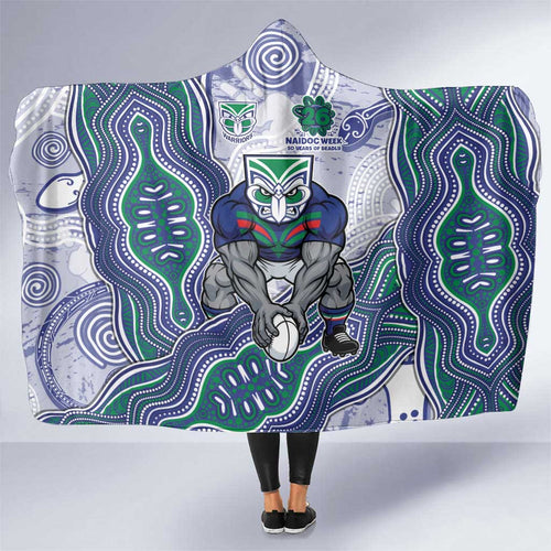 New Zealand Warriors NAIDOC Week 2026 Hooded Blanket First Nations of Australia Aboriginal Mascot Rugby