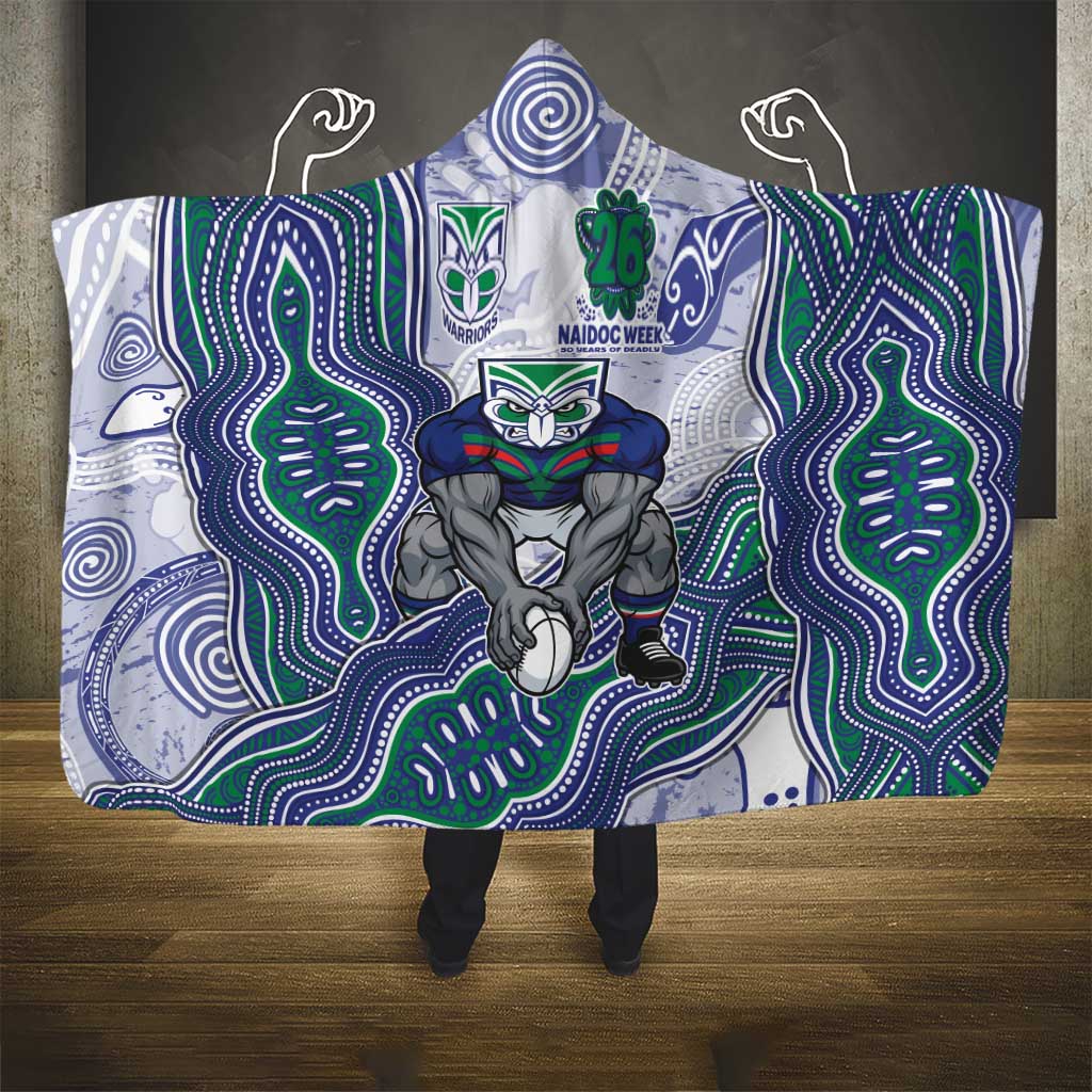 New Zealand Warriors NAIDOC Week 2026 Hooded Blanket First Nations of Australia Aboriginal Mascot Rugby