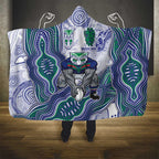 New Zealand Warriors NAIDOC Week 2026 Hooded Blanket First Nations of Australia Aboriginal Mascot Rugby