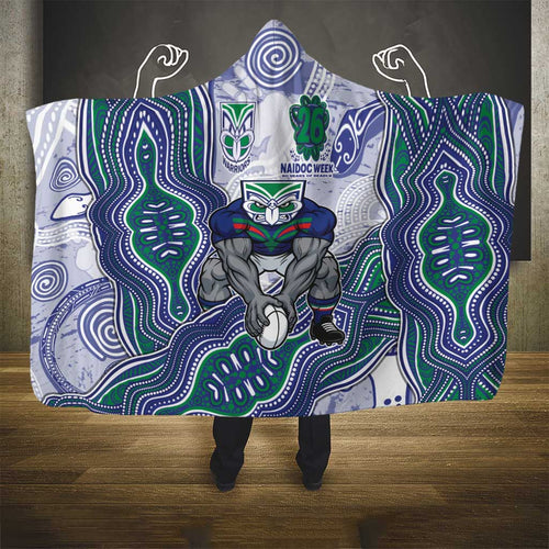 New Zealand Warriors NAIDOC Week 2026 Hooded Blanket First Nations of Australia Aboriginal Mascot Rugby