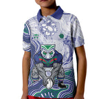 New Zealand Warriors NAIDOC Week 2026 Kid Polo Shirt First Nations of Australia Aboriginal Mascot Rugby