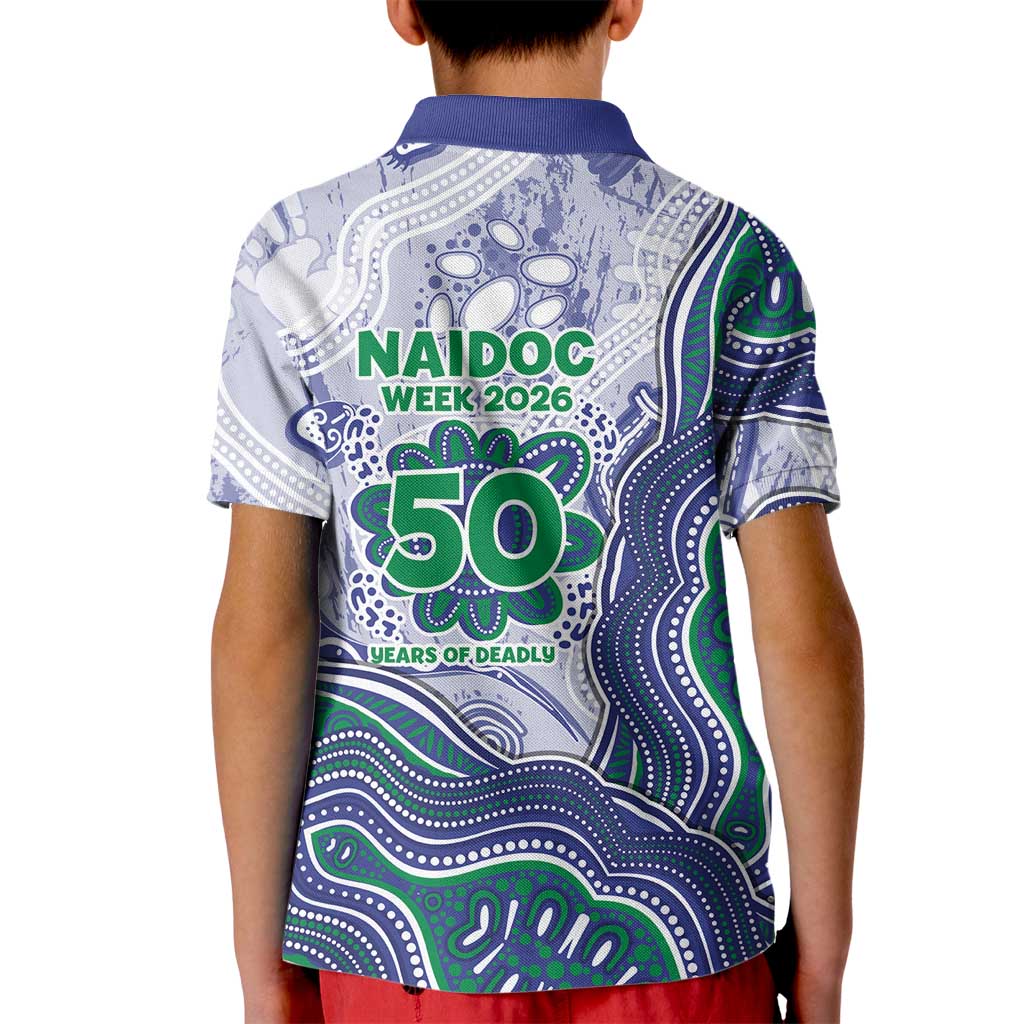 New Zealand Warriors NAIDOC Week 2026 Kid Polo Shirt First Nations of Australia Aboriginal Mascot Rugby