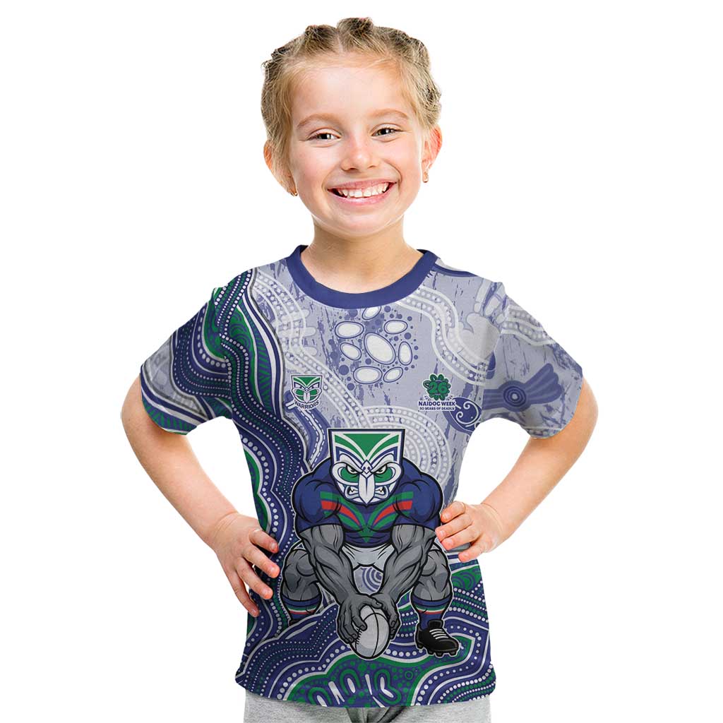 New Zealand Warriors NAIDOC Week 2026 Kid T Shirt First Nations of Australia Aboriginal Mascot Rugby
