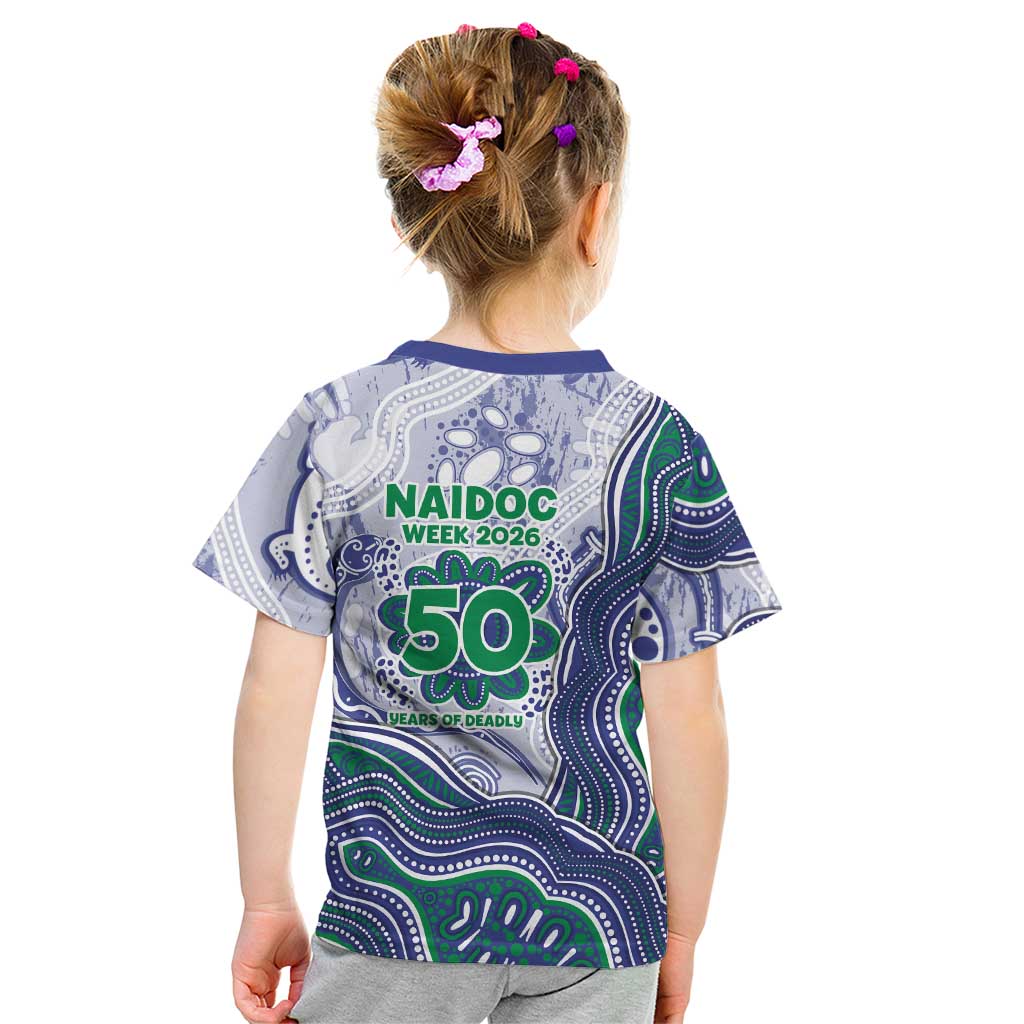 New Zealand Warriors NAIDOC Week 2026 Kid T Shirt First Nations of Australia Aboriginal Mascot Rugby