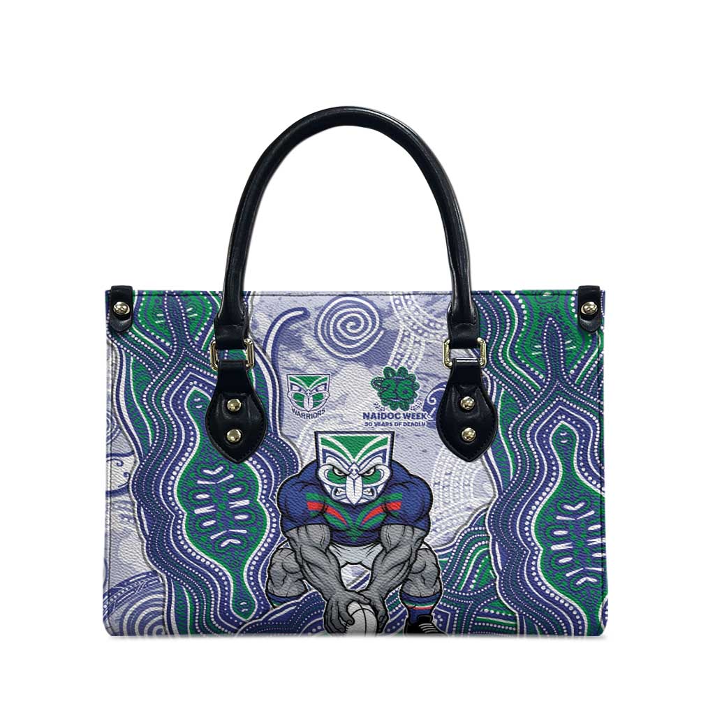 New Zealand Warriors NAIDOC Week 2026 Leather Bag First Nations of Australia Aboriginal Mascot Rugby