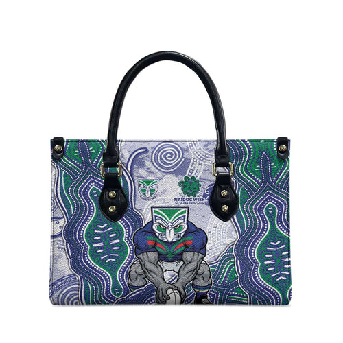 New Zealand Warriors NAIDOC Week 2026 Leather Bag First Nations of Australia Aboriginal Mascot Rugby