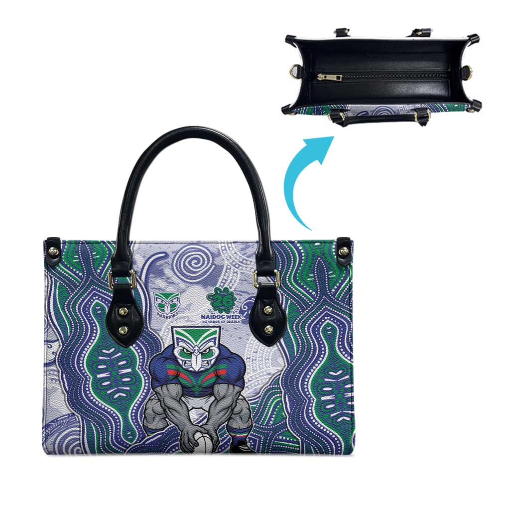 New Zealand Warriors NAIDOC Week 2026 Leather Bag First Nations of Australia Aboriginal Mascot Rugby
