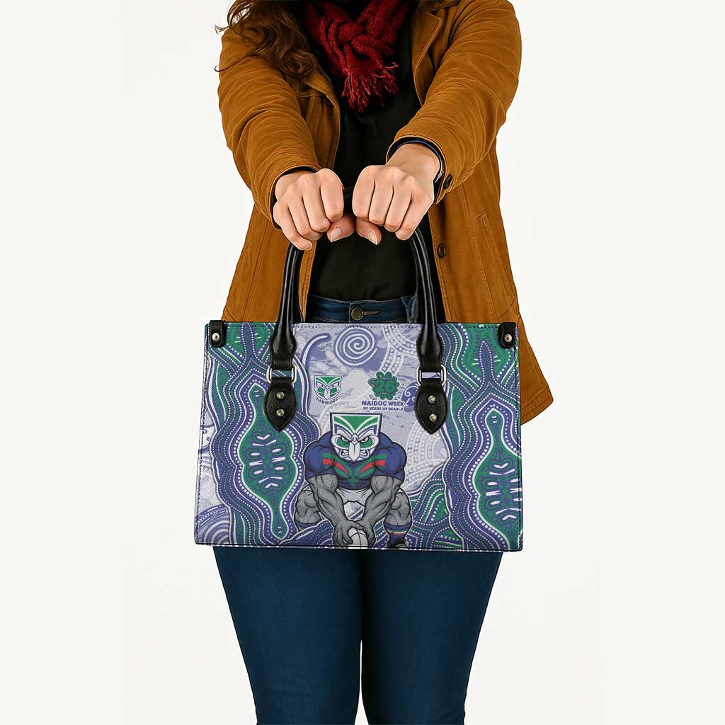 New Zealand Warriors NAIDOC Week 2026 Leather Bag First Nations of Australia Aboriginal Mascot Rugby