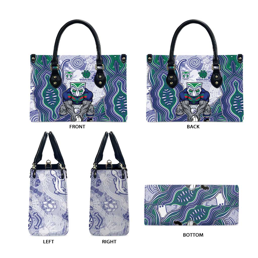 New Zealand Warriors NAIDOC Week 2026 Leather Bag First Nations of Australia Aboriginal Mascot Rugby