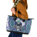 New Zealand Warriors NAIDOC Week 2026 Leather Tote Bag First Nations of Australia Aboriginal Mascot Rugby