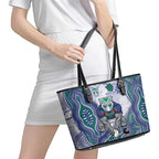 New Zealand Warriors NAIDOC Week 2026 Leather Tote Bag First Nations of Australia Aboriginal Mascot Rugby