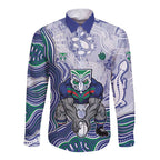 New Zealand Warriors NAIDOC Week 2026 Long Sleeve Button Shirt First Nations of Australia Aboriginal Mascot Rugby