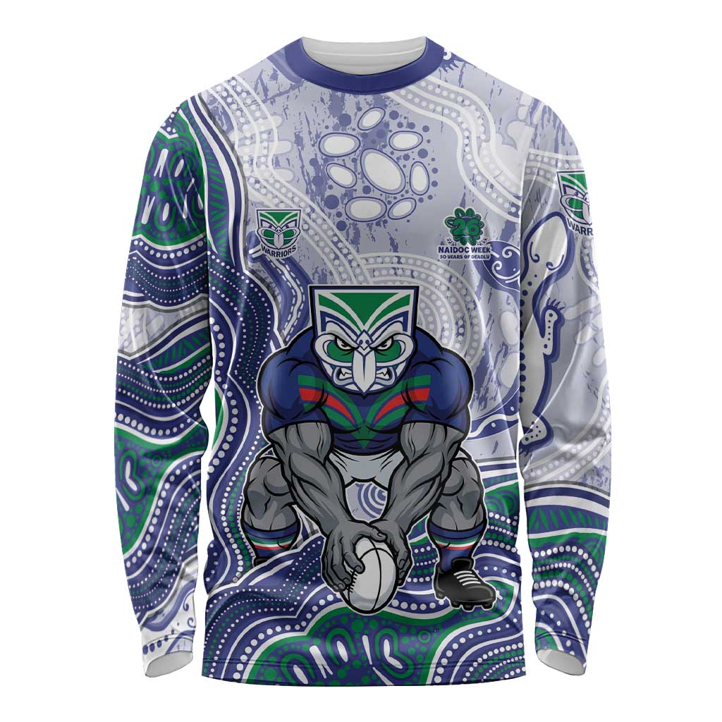 New Zealand Warriors NAIDOC Week 2026 Long Sleeve Shirt First Nations of Australia Aboriginal Mascot Rugby