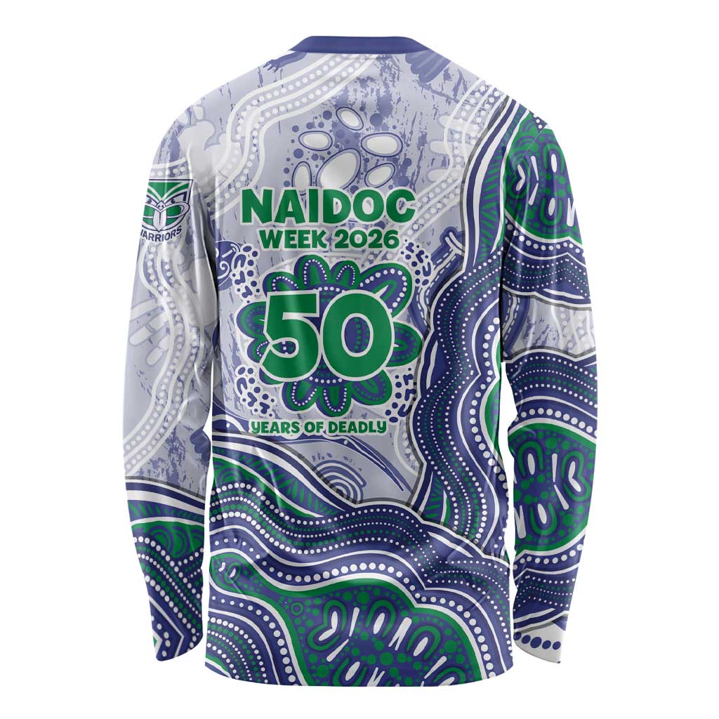 New Zealand Warriors NAIDOC Week 2026 Long Sleeve Shirt First Nations of Australia Aboriginal Mascot Rugby