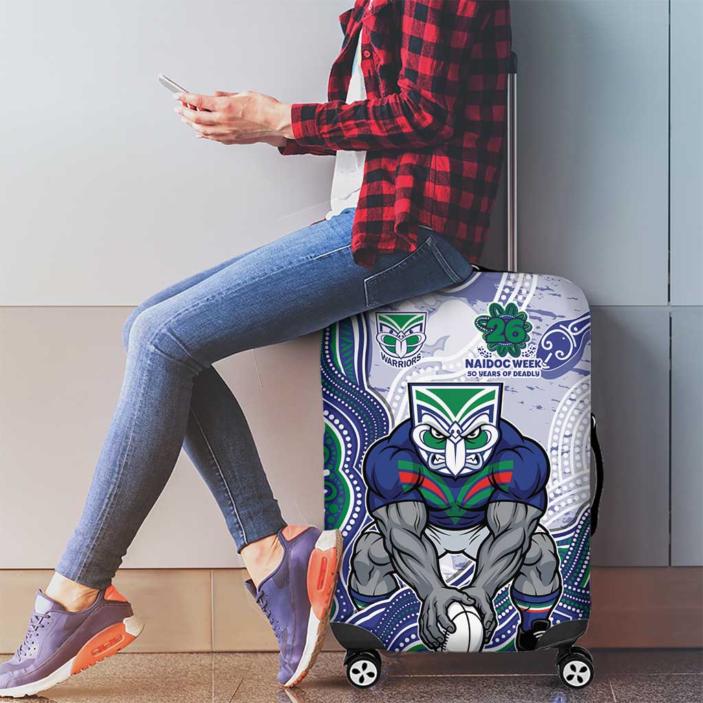 New Zealand Warriors NAIDOC Week 2026 Luggage Cover First Nations of Australia Aboriginal Mascot Rugby