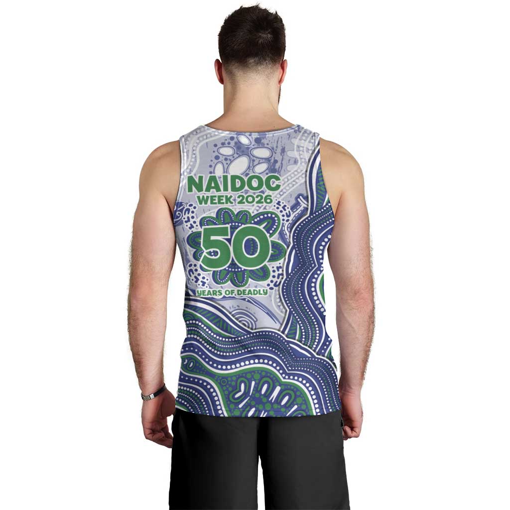 New Zealand Warriors NAIDOC Week 2026 Men Tank Top First Nations of Australia Aboriginal Mascot Rugby