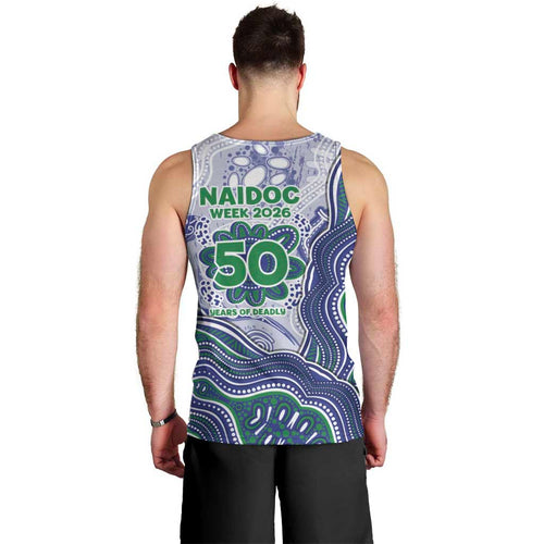 New Zealand Warriors NAIDOC Week 2026 Men Tank Top First Nations of Australia Aboriginal Mascot Rugby