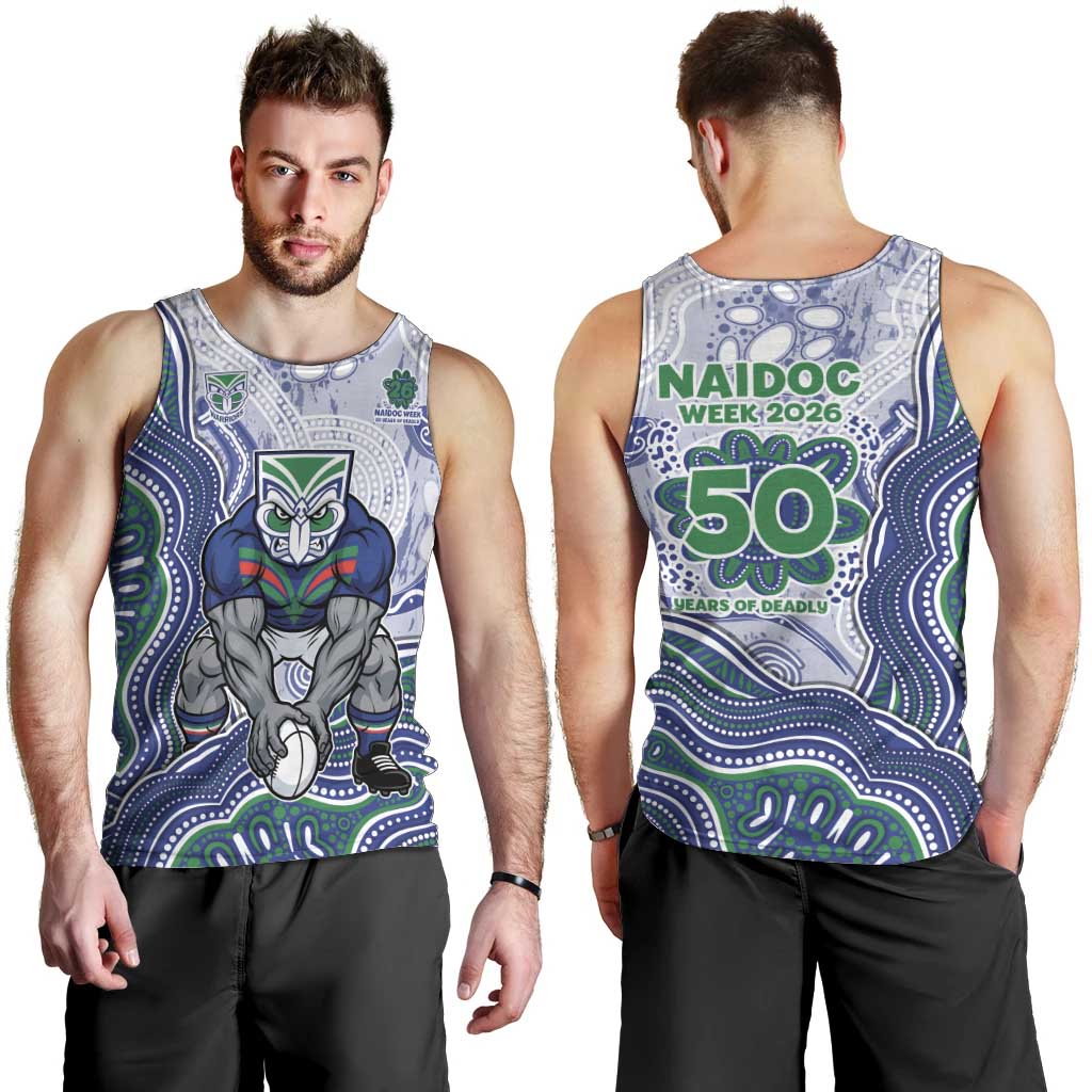 New Zealand Warriors NAIDOC Week 2026 Men Tank Top First Nations of Australia Aboriginal Mascot Rugby