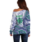 New Zealand Warriors NAIDOC Week 2026 Off Shoulder Sweater First Nations of Australia Aboriginal Mascot Rugby