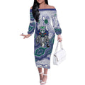 New Zealand Warriors NAIDOC Week 2026 Off The Shoulder Long Sleeve Dress First Nations of Australia Aboriginal Mascot Rugby