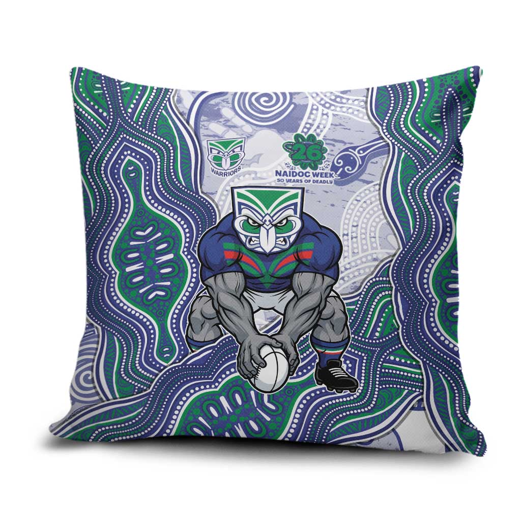 New Zealand Warriors NAIDOC Week 2026 Pillow Cover First Nations of Australia Aboriginal Mascot Rugby