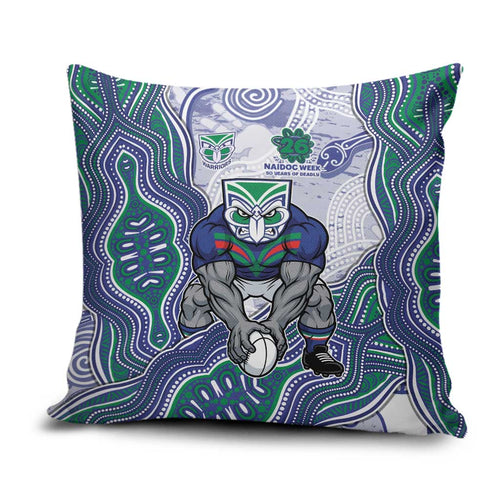 New Zealand Warriors NAIDOC Week 2026 Pillow Cover First Nations of Australia Aboriginal Mascot Rugby