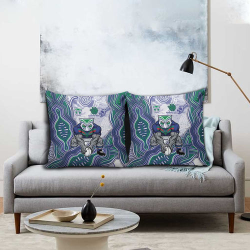 New Zealand Warriors NAIDOC Week 2026 Pillow Cover First Nations of Australia Aboriginal Mascot Rugby