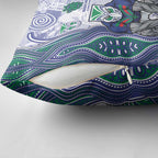 New Zealand Warriors NAIDOC Week 2026 Pillow Cover First Nations of Australia Aboriginal Mascot Rugby
