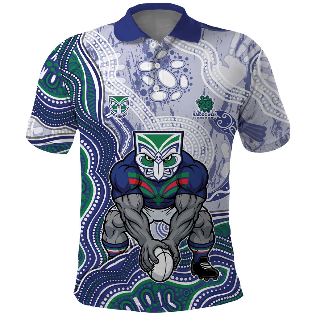 New Zealand Warriors NAIDOC Week 2026 Polo Shirt First Nations of Australia Aboriginal Mascot Rugby