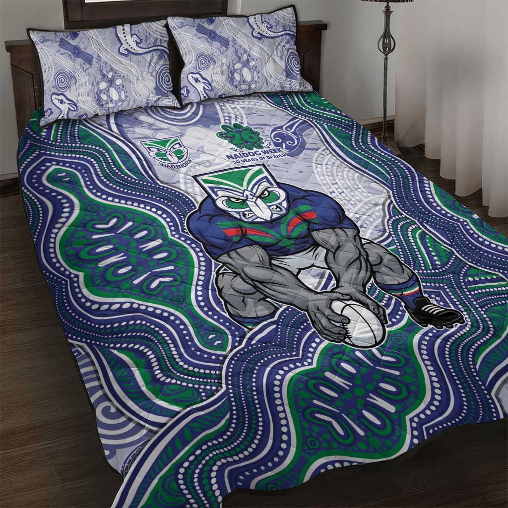 New Zealand Warriors NAIDOC Week 2026 Quilt Bed Set First Nations of Australia Aboriginal Mascot Rugby
