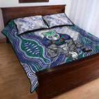 New Zealand Warriors NAIDOC Week 2026 Quilt Bed Set First Nations of Australia Aboriginal Mascot Rugby