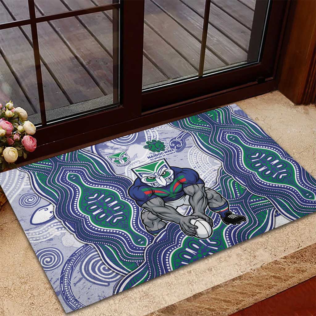 New Zealand Warriors NAIDOC Week 2026 Rubber Doormat First Nations of Australia Aboriginal Mascot Rugby
