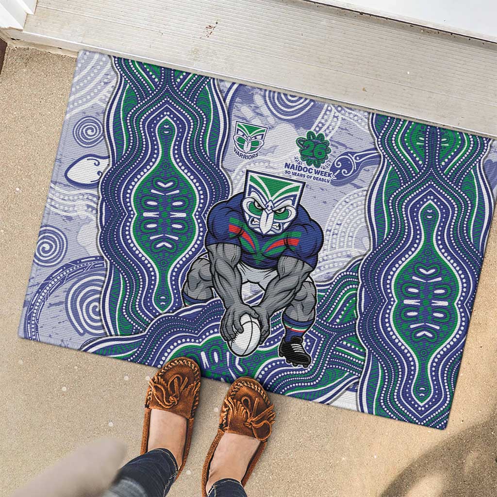New Zealand Warriors NAIDOC Week 2026 Rubber Doormat First Nations of Australia Aboriginal Mascot Rugby