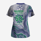 New Zealand Warriors NAIDOC Week 2026 Scrub Top First Nations of Australia Aboriginal Mascot Rugby