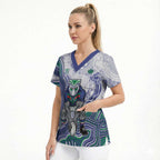 New Zealand Warriors NAIDOC Week 2026 Scrub Top First Nations of Australia Aboriginal Mascot Rugby