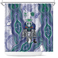 New Zealand Warriors NAIDOC Week 2026 Shower Curtain First Nations of Australia Aboriginal Mascot Rugby