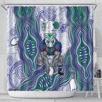 New Zealand Warriors NAIDOC Week 2026 Shower Curtain First Nations of Australia Aboriginal Mascot Rugby