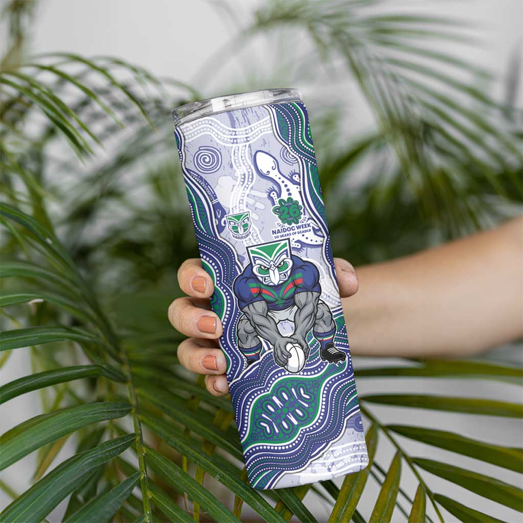 New Zealand Warriors NAIDOC Week 2026 Skinny Tumbler First Nations of Australia Aboriginal Mascot Rugby