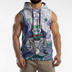 New Zealand Warriors NAIDOC Week 2026 Sleeveless Hoodie First Nations of Australia Aboriginal Mascot Rugby