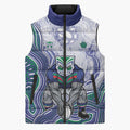 New Zealand Warriors NAIDOC Week 2026 Sleeveless Puffer Jacket First Nations of Australia Aboriginal Mascot Rugby