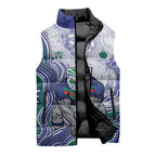 New Zealand Warriors NAIDOC Week 2026 Sleeveless Puffer Jacket First Nations of Australia Aboriginal Mascot Rugby