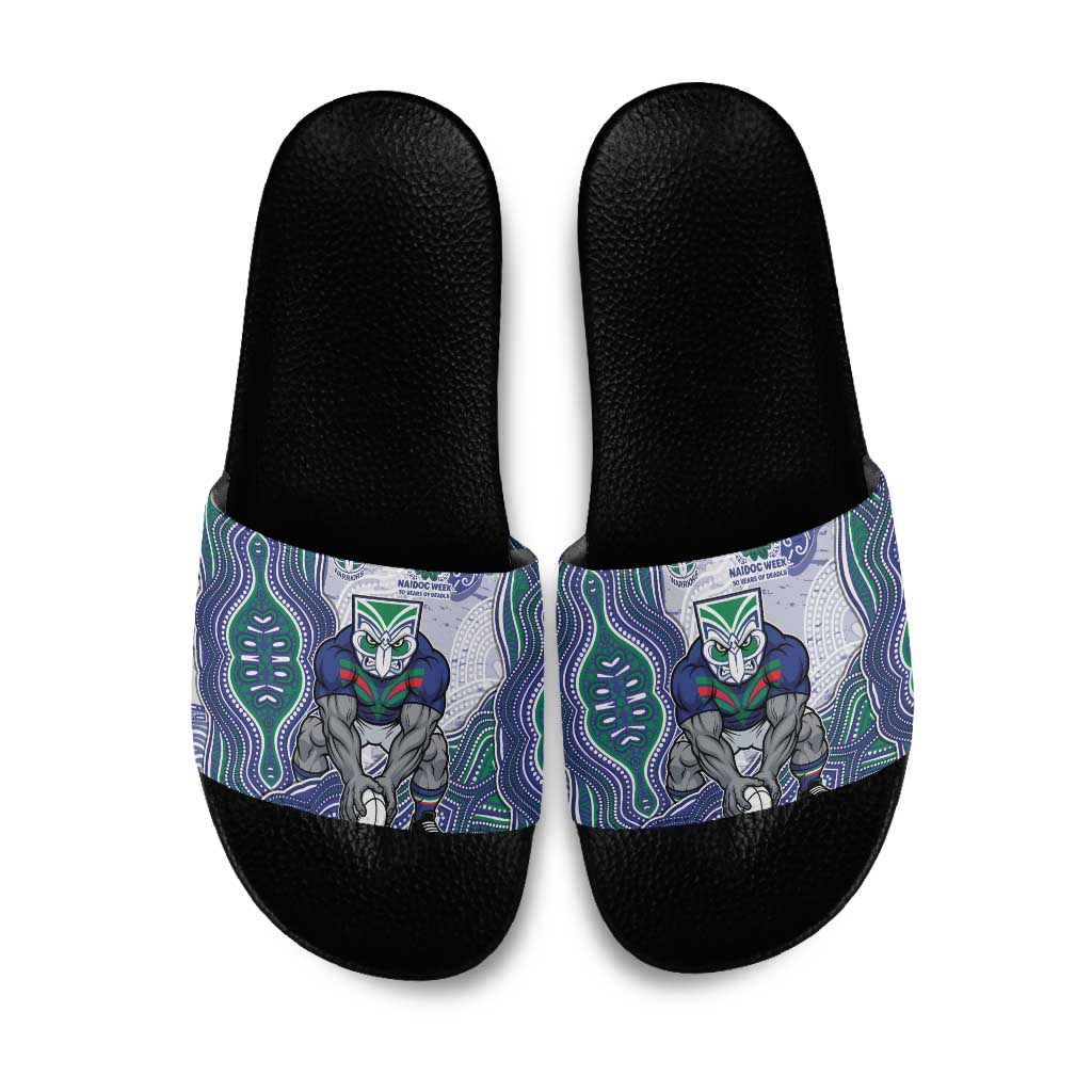 New Zealand Warriors NAIDOC Week 2026 Slide Sandals First Nations of Australia Aboriginal Mascot Rugby