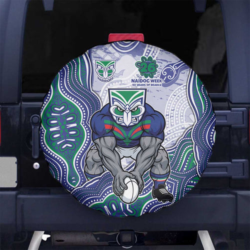 New Zealand Warriors NAIDOC Week 2026 Spare Tire Cover First Nations of Australia Aboriginal Mascot Rugby