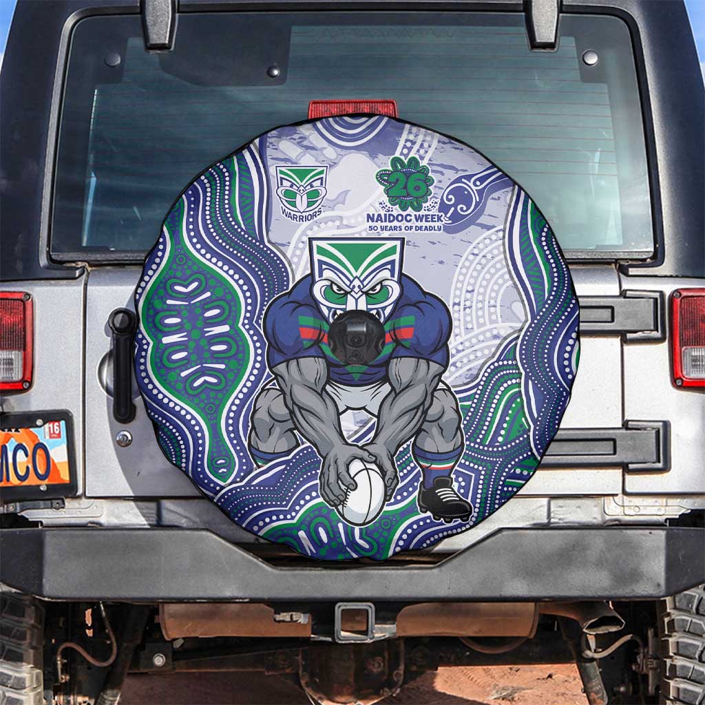 New Zealand Warriors NAIDOC Week 2026 Spare Tire Cover First Nations of Australia Aboriginal Mascot Rugby
