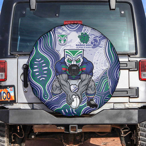New Zealand Warriors NAIDOC Week 2026 Spare Tire Cover First Nations of Australia Aboriginal Mascot Rugby