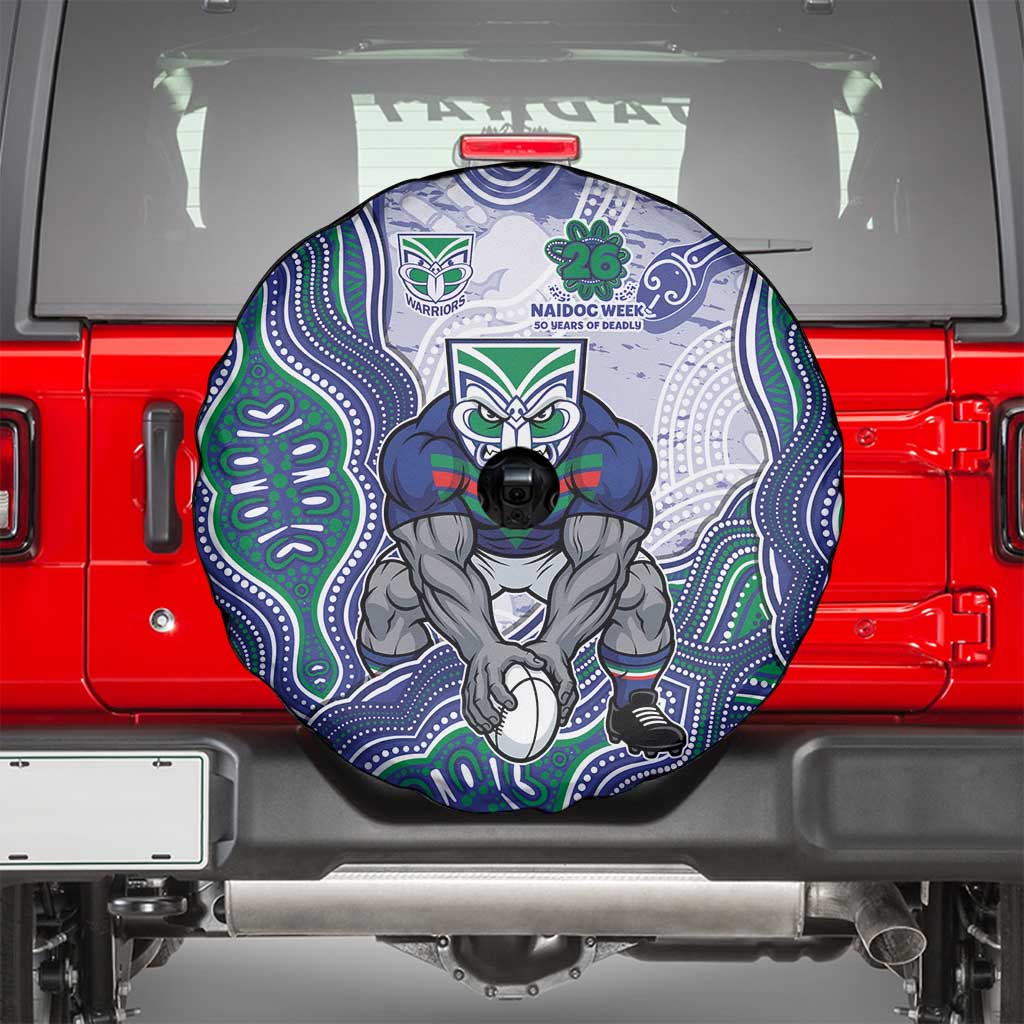 New Zealand Warriors NAIDOC Week 2026 Spare Tire Cover First Nations of Australia Aboriginal Mascot Rugby