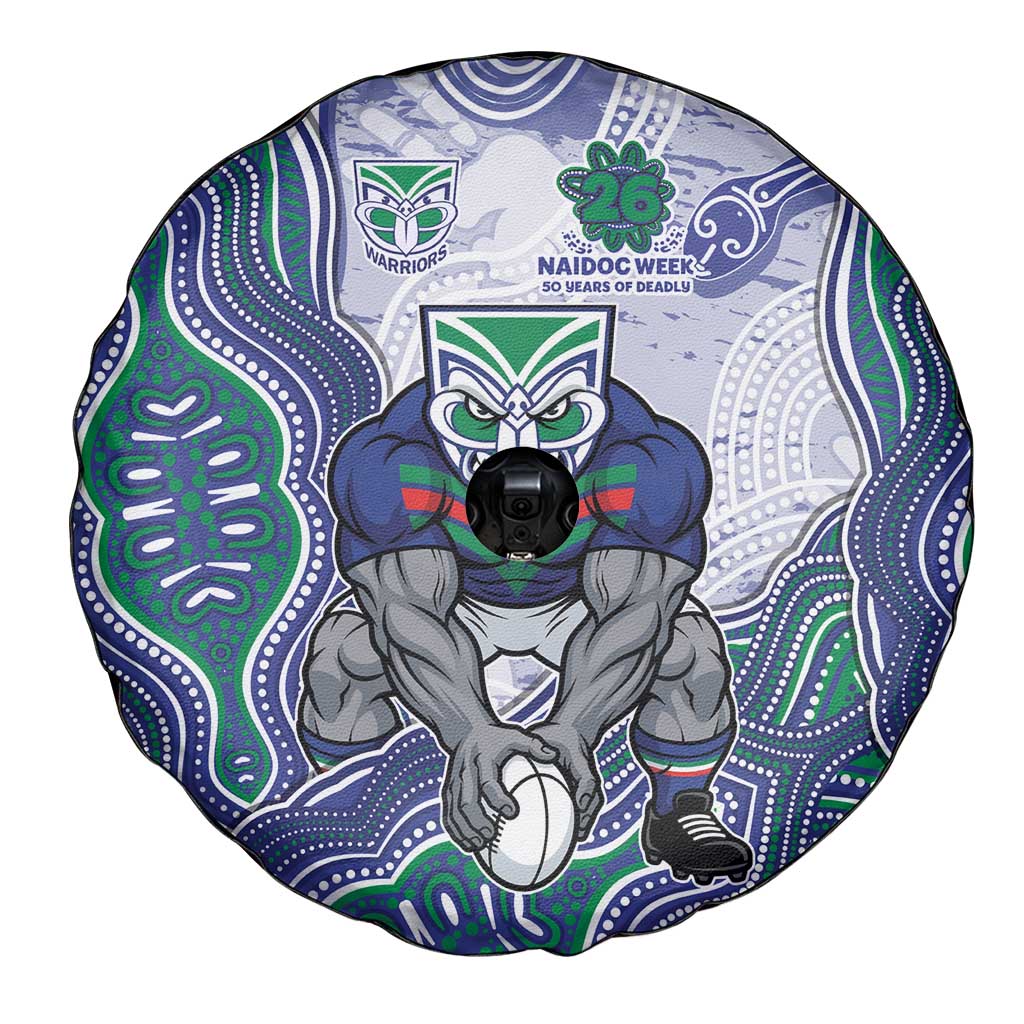 New Zealand Warriors NAIDOC Week 2026 Spare Tire Cover First Nations of Australia Aboriginal Mascot Rugby