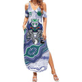 New Zealand Warriors NAIDOC Week 2026 Summer Maxi Dress First Nations of Australia Aboriginal Mascot Rugby