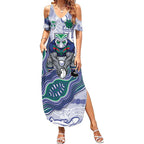 New Zealand Warriors NAIDOC Week 2026 Summer Maxi Dress First Nations of Australia Aboriginal Mascot Rugby